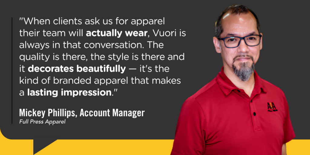 Vuori Brand Highlight | Full Press Apparel